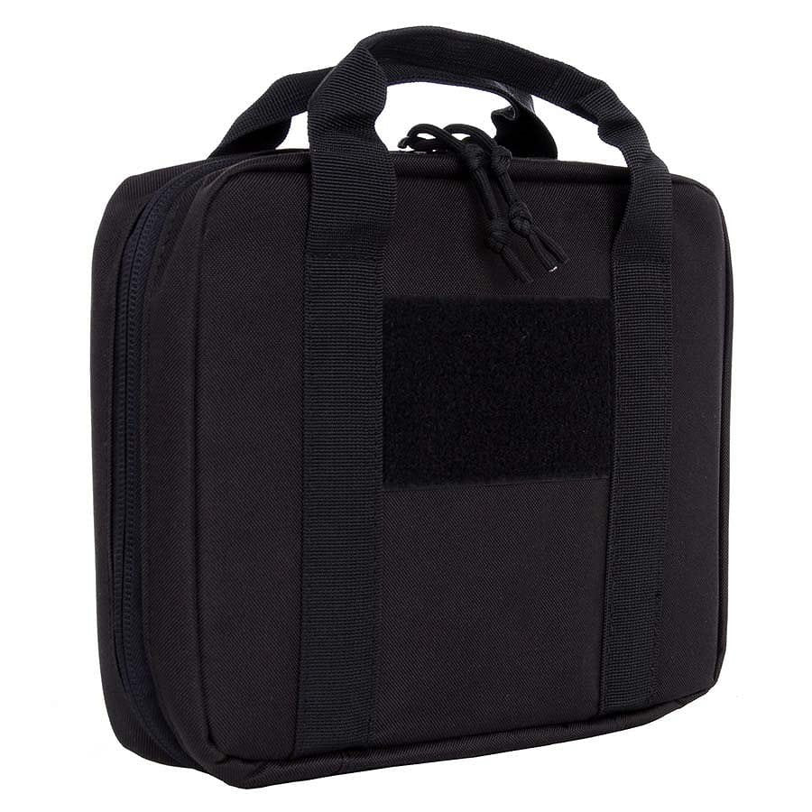 Bolsa negra para parches, diseño sencillo para organizar y transportar tus parches favoritos