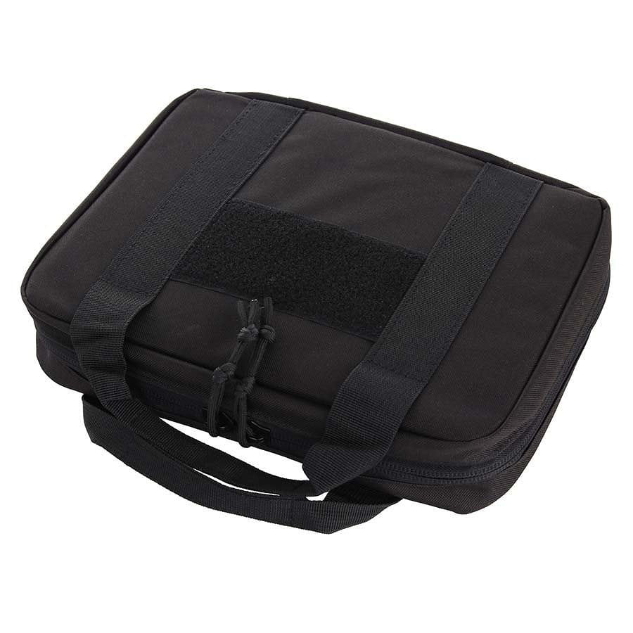Bolsa negra para parches, diseño sencillo para organizar y transportar tus parches favoritos