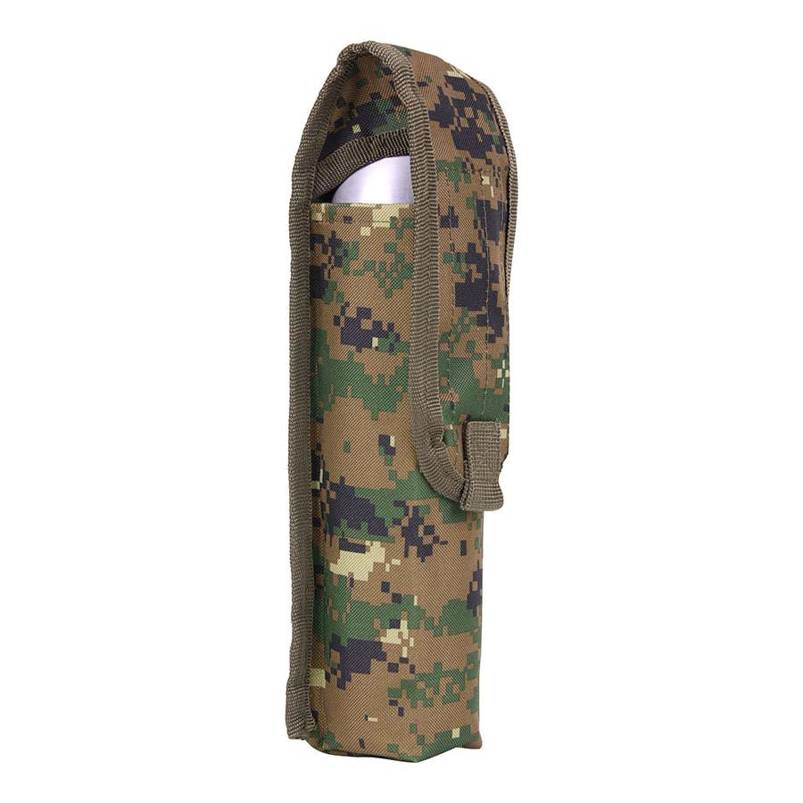 Funda airsoft MOLLE para botella de gas Digital Woodland, tamaño 30 x 8 x 7 cm