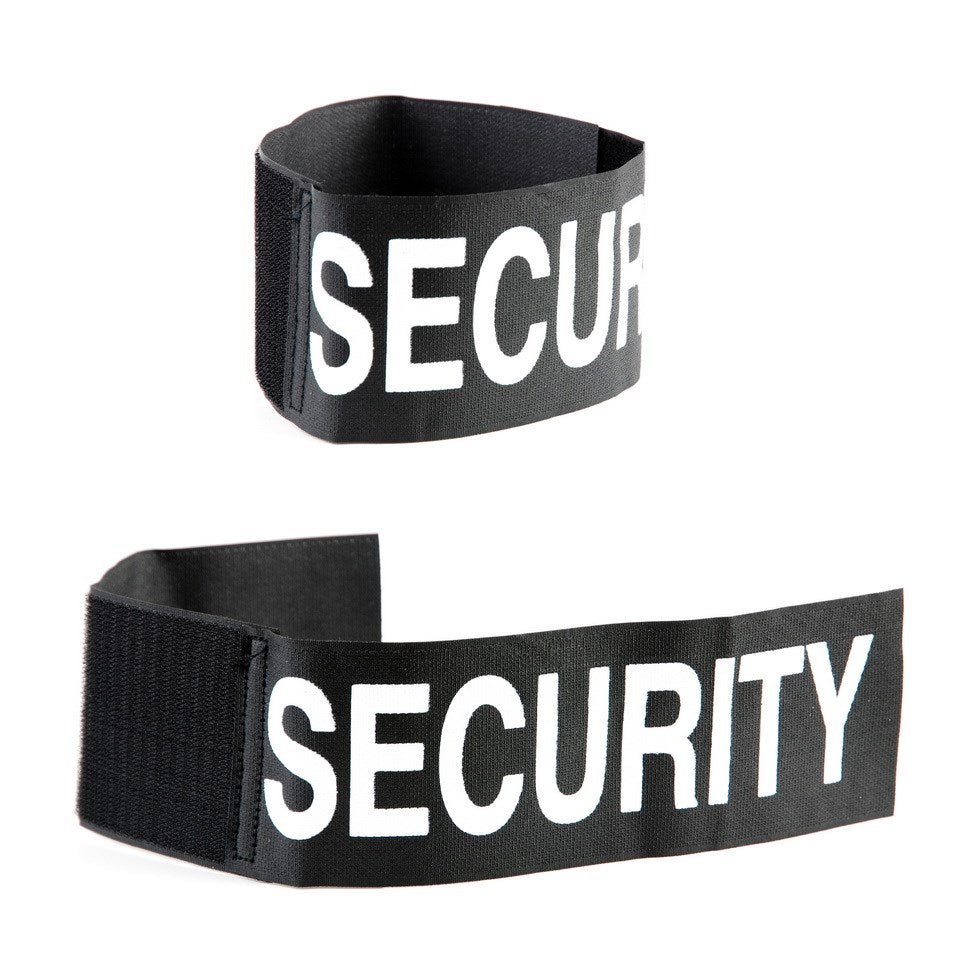 Brazalete para manga con texto 'SECURITY'
