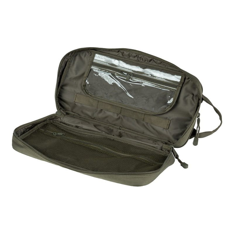 Bolsa de viaje COMMANDO negra 124 L con tres ruedas y bolsa desmontable