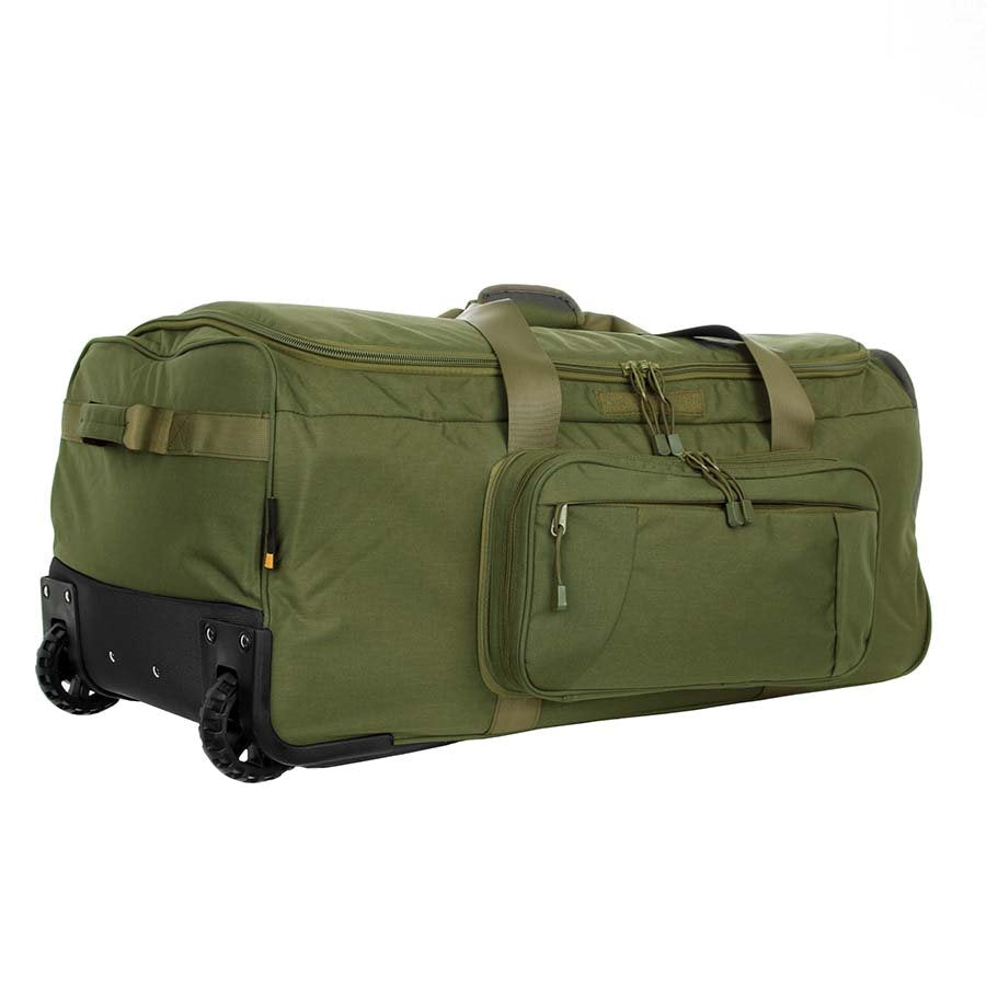 Bolsa CONTRACTOR negra con ruedas, 124 litros, nylon resistente, 85 x 45 x 38 cm