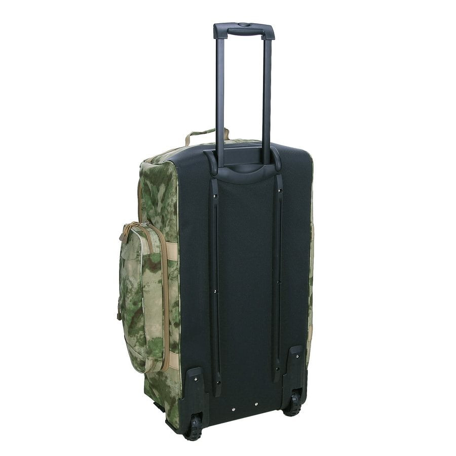 Bolsa de viaje CONTRACTOR con ruedas y bolsa pequeña desmontable, nylon resistente, 85x45x38 cm