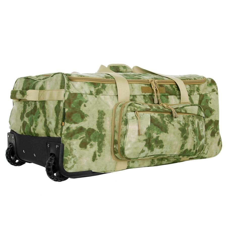 Bolsa CONTRACTOR negra con ruedas, 124 litros, nylon resistente, 85 x 45 x 38 cm