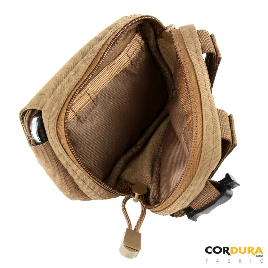 Funda CONTRACTOR universal negra en cordura para móviles, cámaras y navegación. Medidas: 140 x 100 x 60 cm.