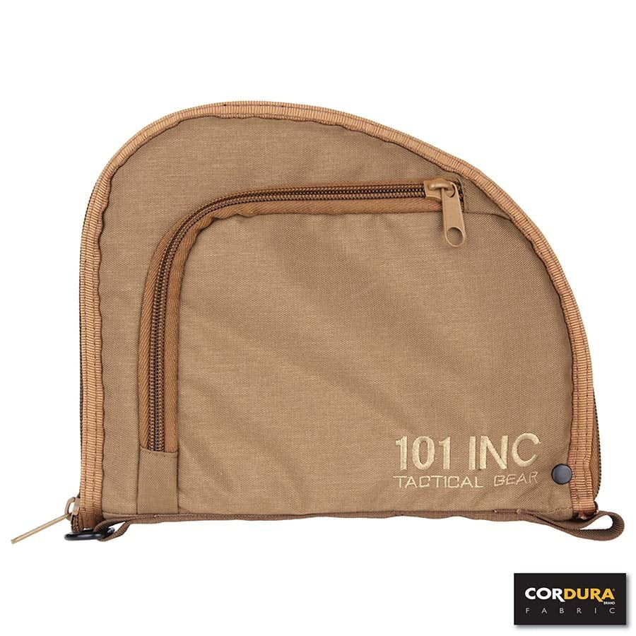 Bolsa CONTRACTOR para pistola COYOTE en color coyote, nylon Cordura, cremallera y forro de felpa