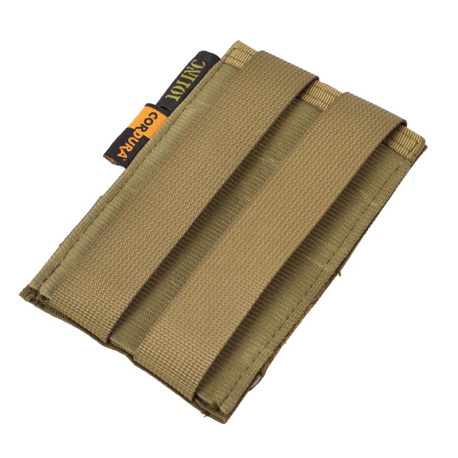 Funda elástica para cargador M4 COYOTE en color coyote, material cordura/poliéster/elastano