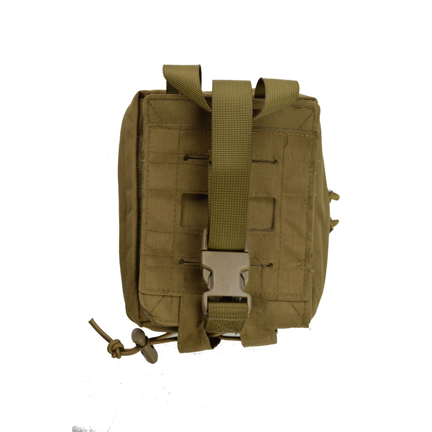 Funda botiquín MEDIC MOLLE Laser negra 16x13x4 cm, 100% poliéster CORDURA