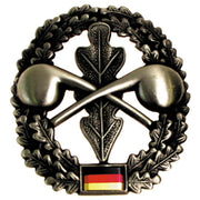 Insignia metálica BW para boina ABC-Abwehrtruppe, emblema de defensa