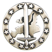 Insignia metálica BW para boina EUROCORPS