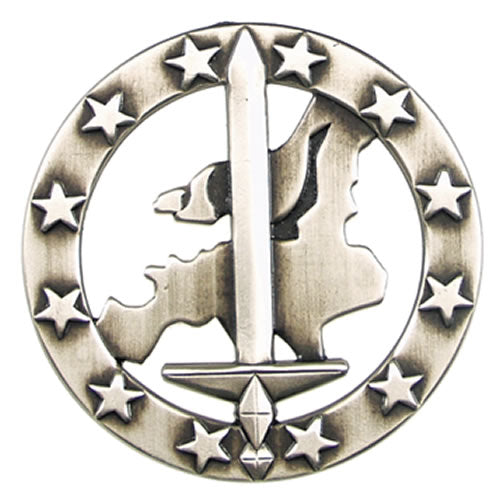 Insignia metálica BW para boina EUROCORPS
