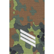 Hombreras BW Hauptgefreiter Flecktarn con bordado plateado - par