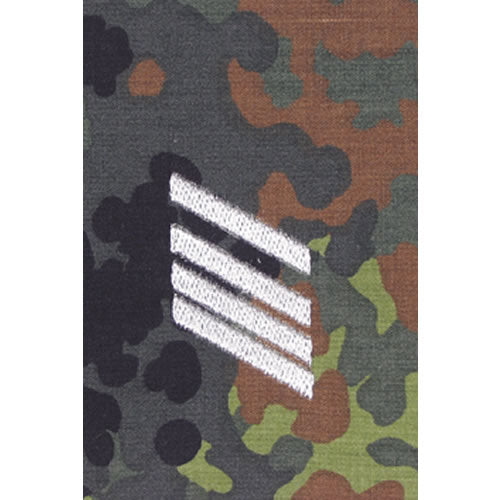 Hombrera Bundeswehr Stabsgefreiter Flecktarn con bordado plateado