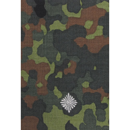 Nárameník BW LEUTNANT Flecktarn con bordado plateado, par