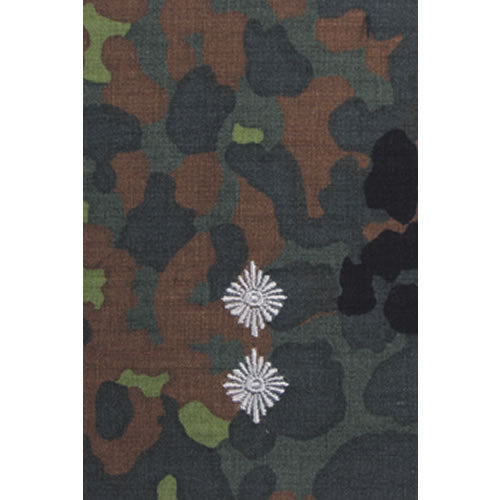 Hombreras BW Oberleutnant Flecktarn con bordado plateado (par)