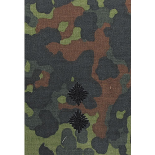 Hombrera Bundeswehr Oberleutnant Flecktarn con bordado negro - insignia militar