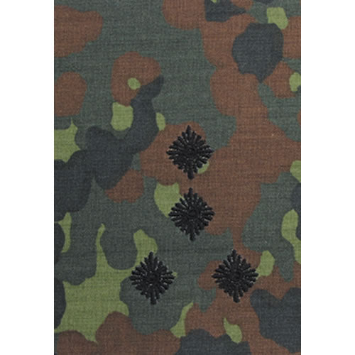 Hombreras BW Stabshauptmann Flecktarn con bordado negro, par