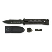 Navaja mariposa metálica K25 Tactical 36214, cierre plegable