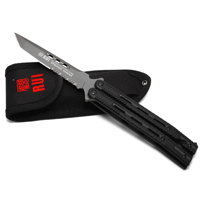 Navaja mariposa Tactical 36215 con hoja tanto de RUI Tactical