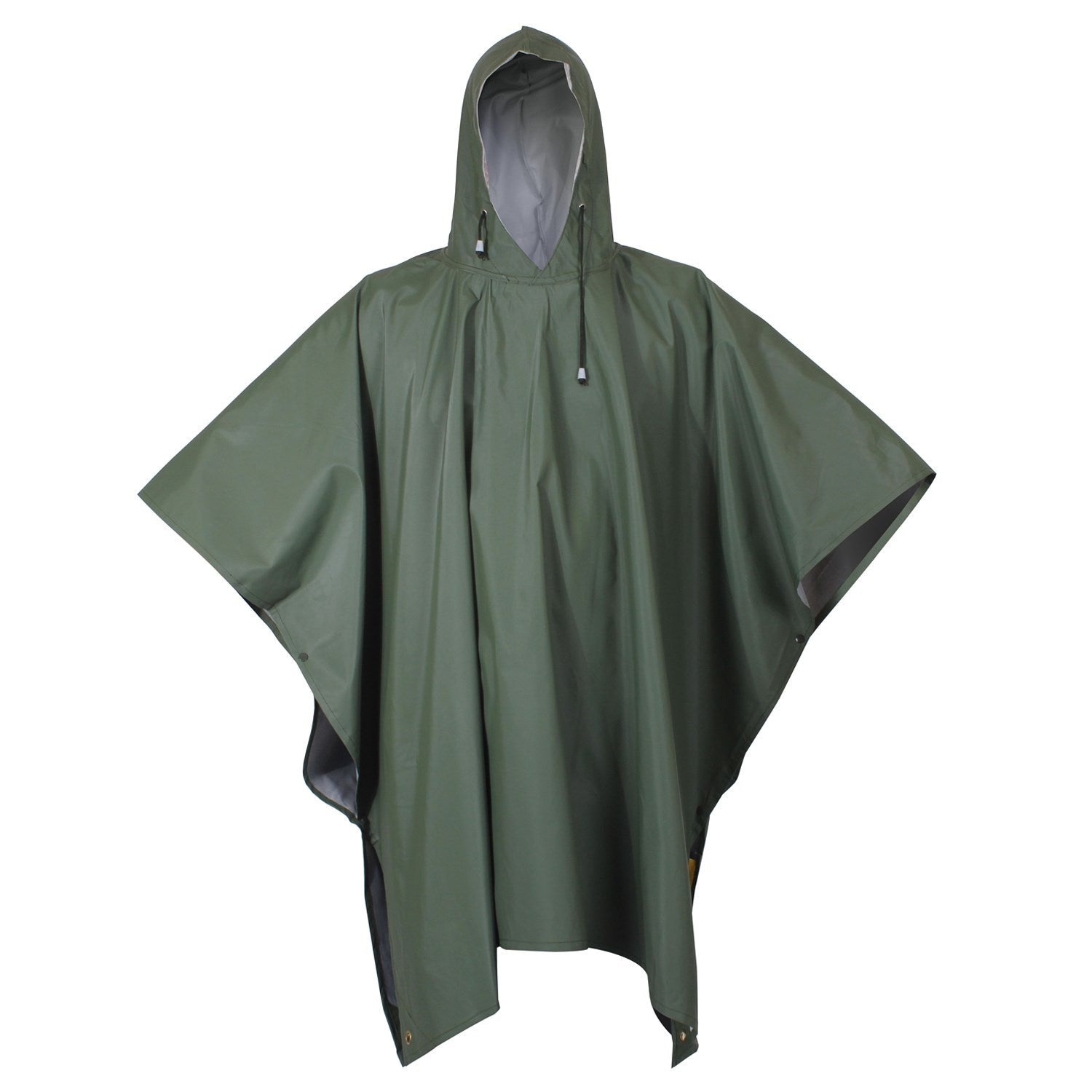 Poncho impermeable OLIV 125 x 200 cm en PVC reforzado con capucha y cierre de botones