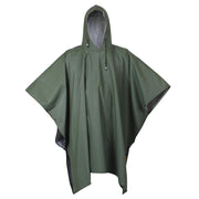 Poncho impermeable OLIV 125 x 200 cm en PVC reforzado con capucha y cierre de botones