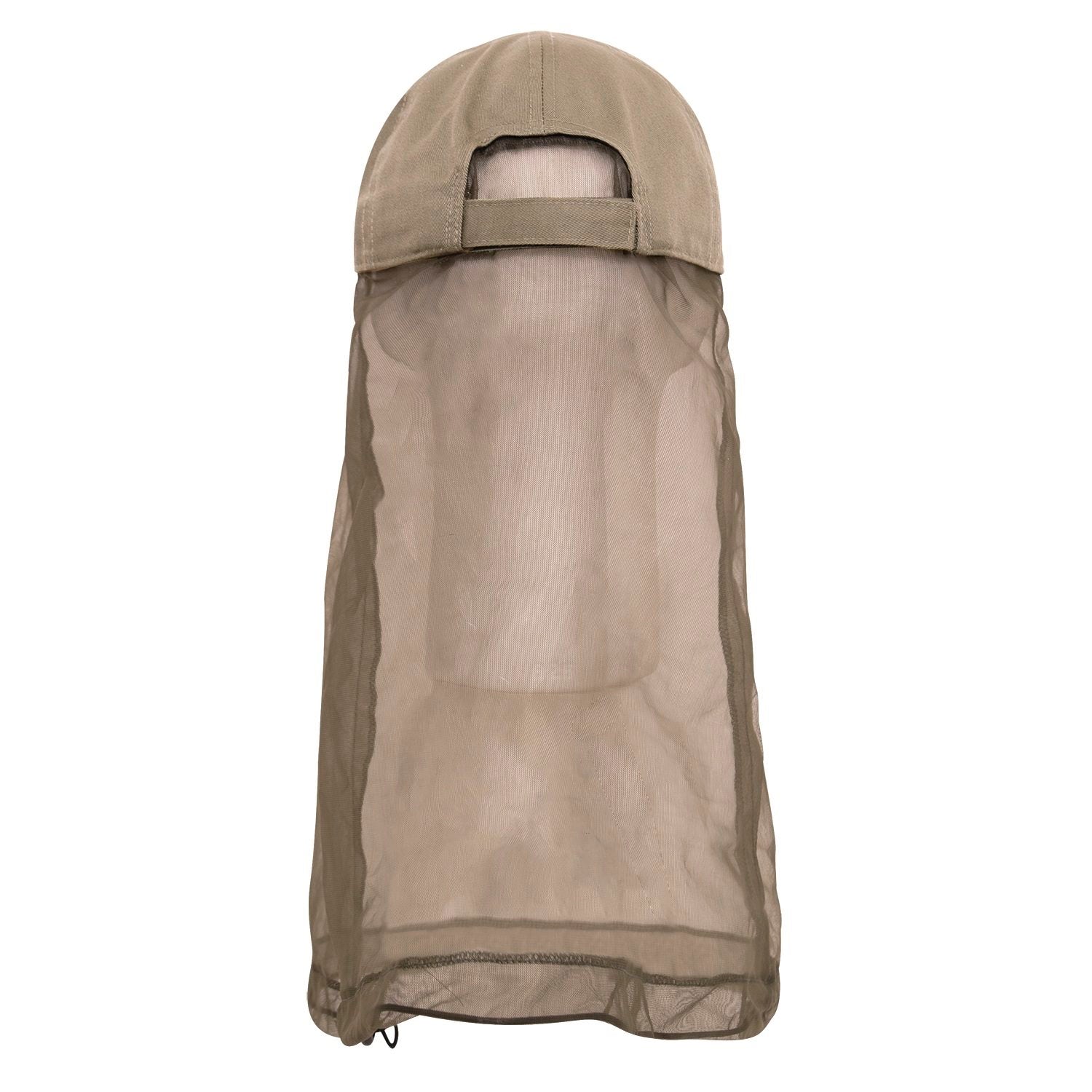 Gorra Baseball Operator khaki con mosquitera integrada y visera