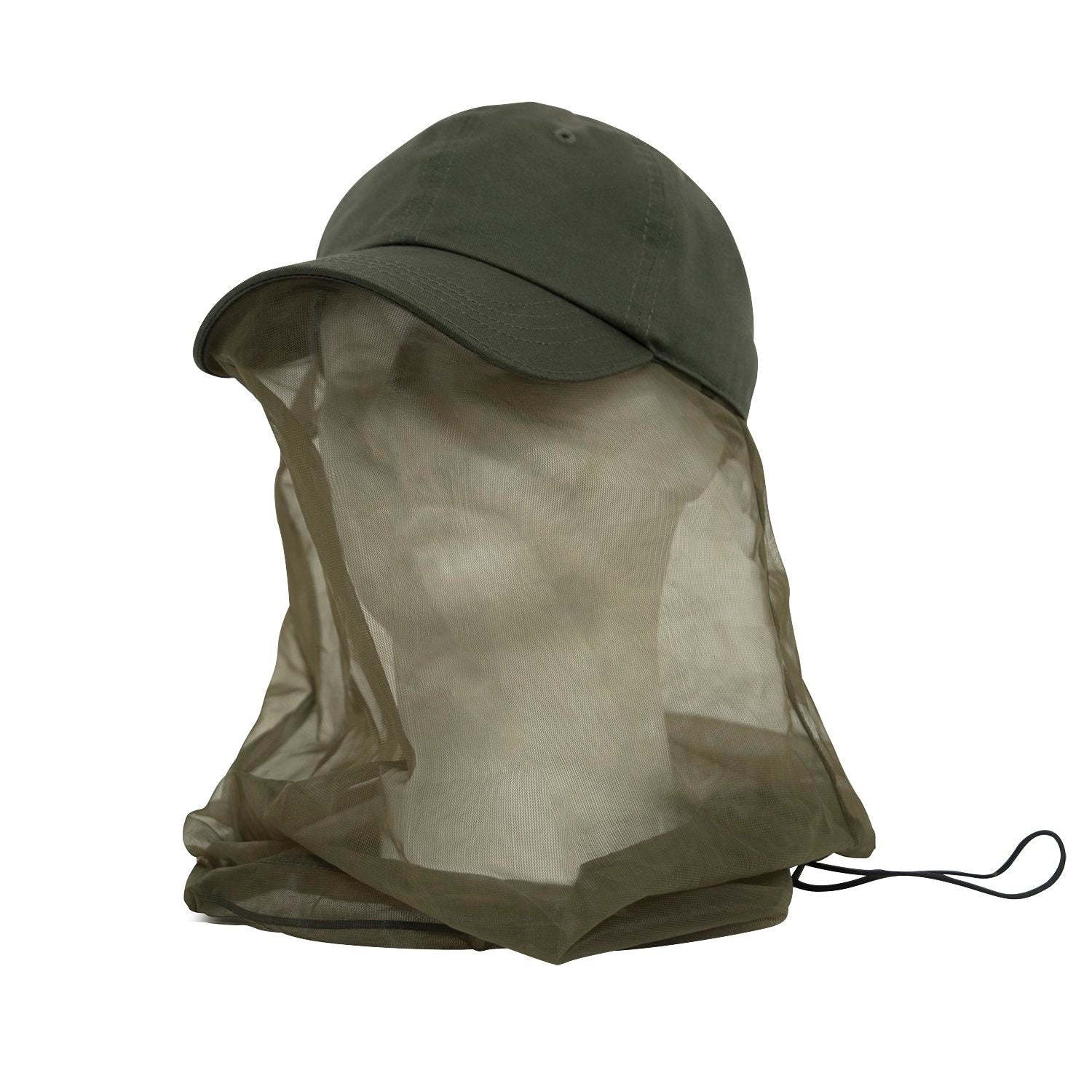 Gorra Baseball Operator khaki con mosquitera integrada y visera