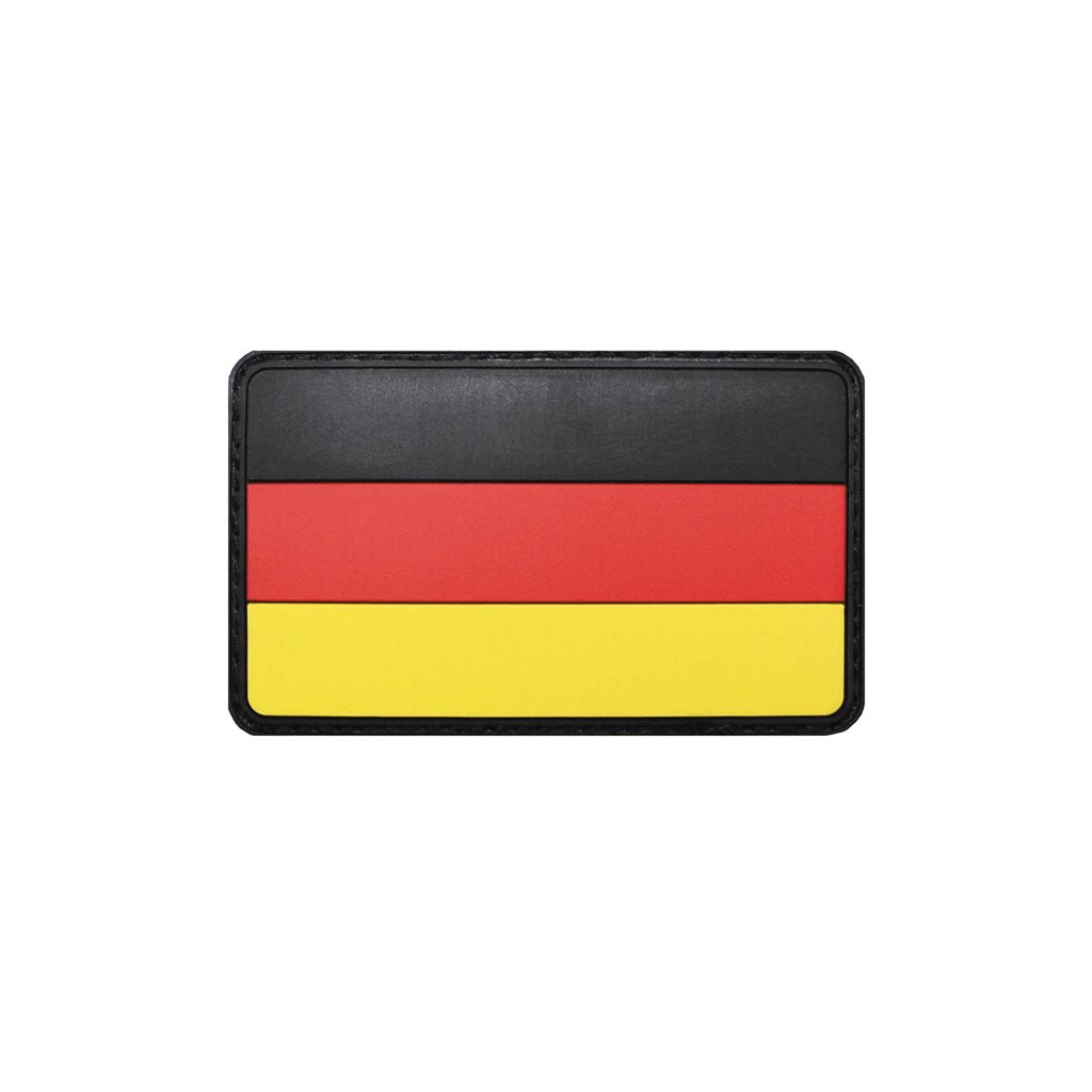 Parche bandera de Alemania 8x5 cm con velcro de goma resistente