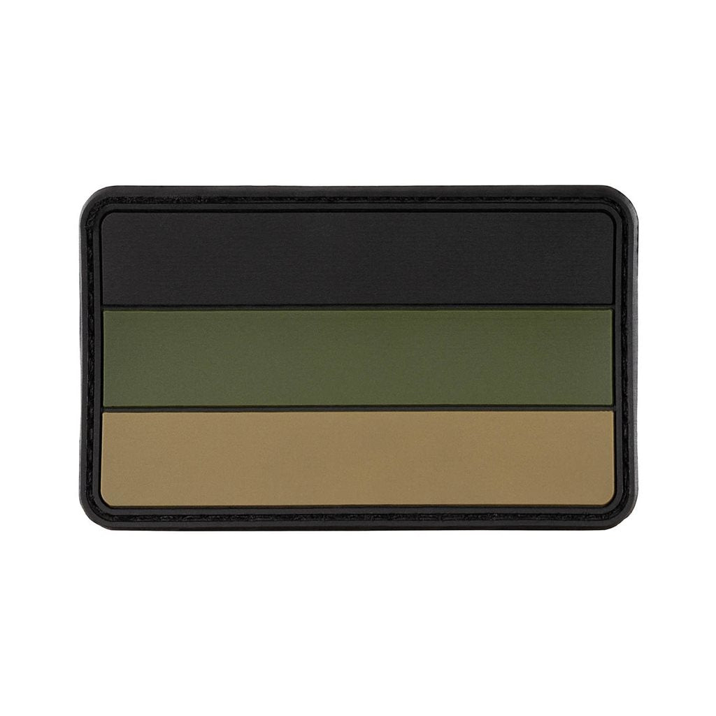 Parche velcro plástico bandera Alemania verde aprox. 8x5 cm