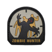 Parche 3D ZOMBIE HUNTER plástico con velcro aprox. 5 x 5 cm
