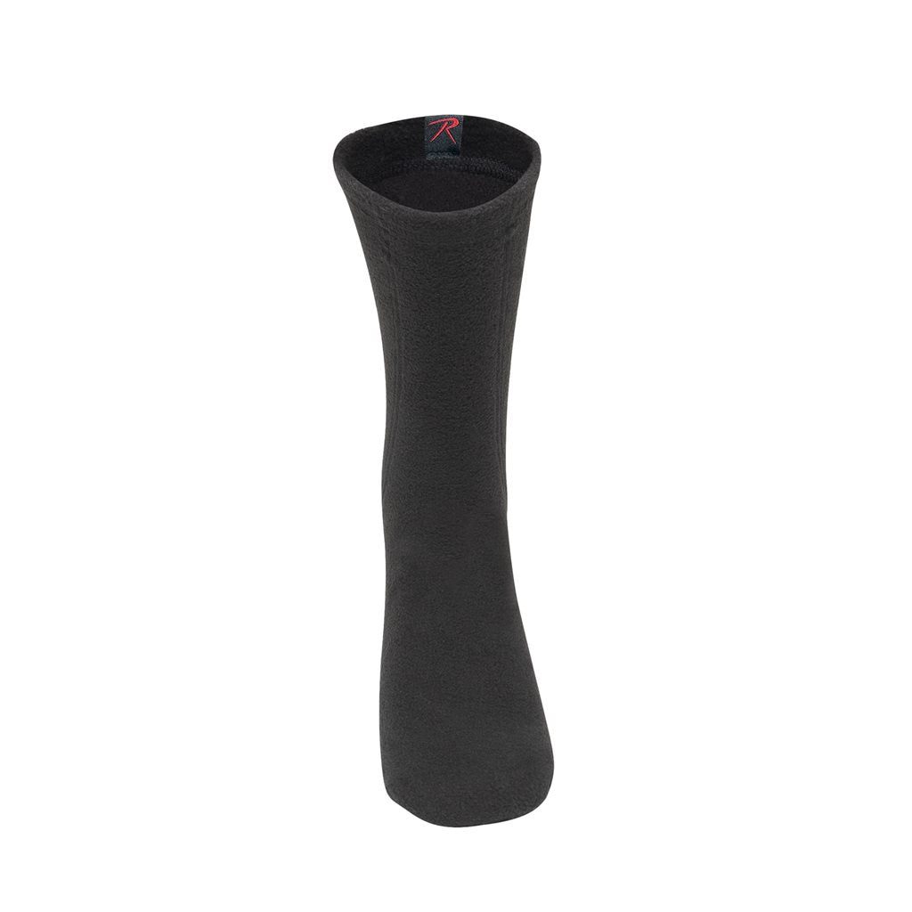 Calcetines aislantes POLAR fleece negros, forro térmico, fabricado en USA