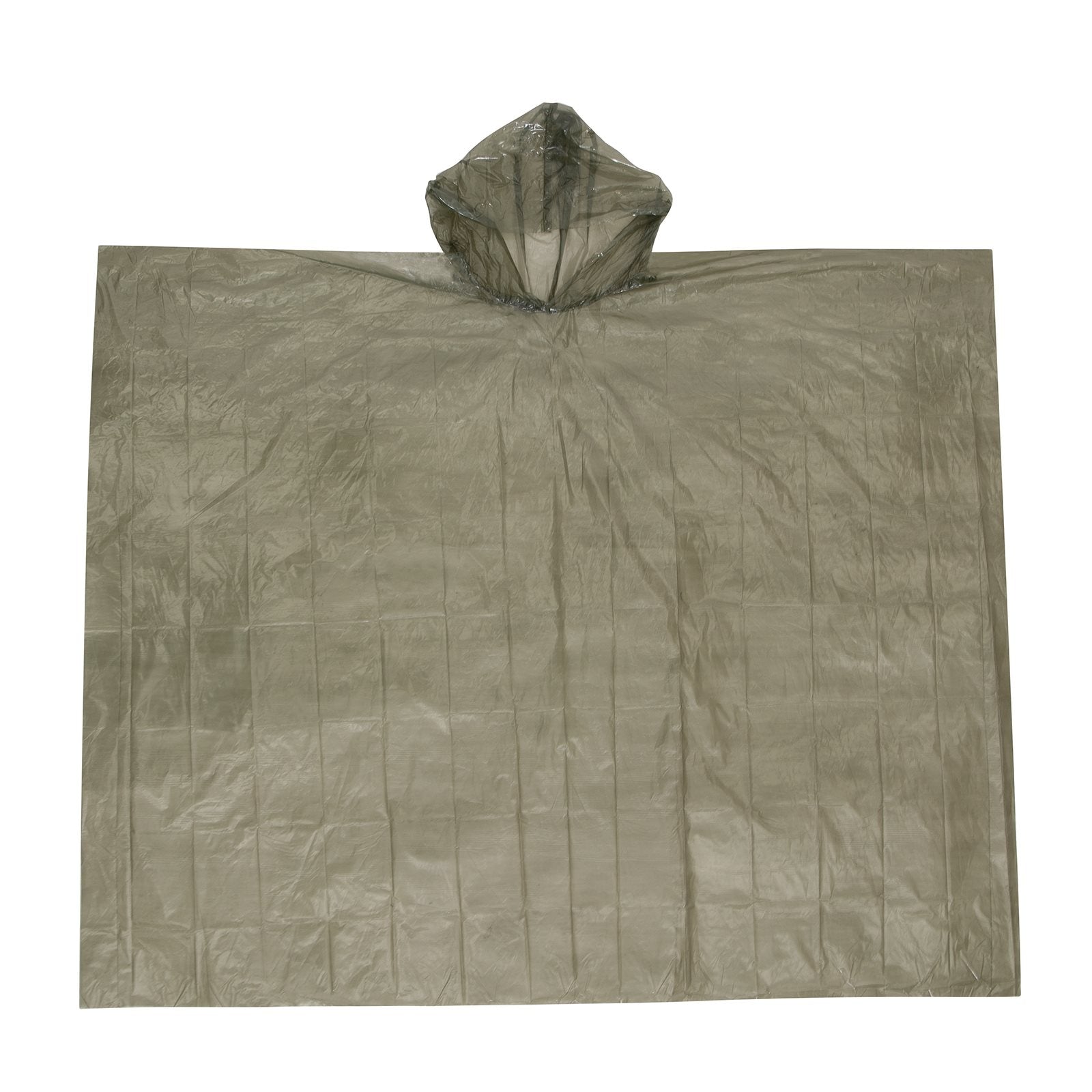 Poncho de emergencia ligero azul con capucha, desechable, tamaño 127x200 cm, plegable