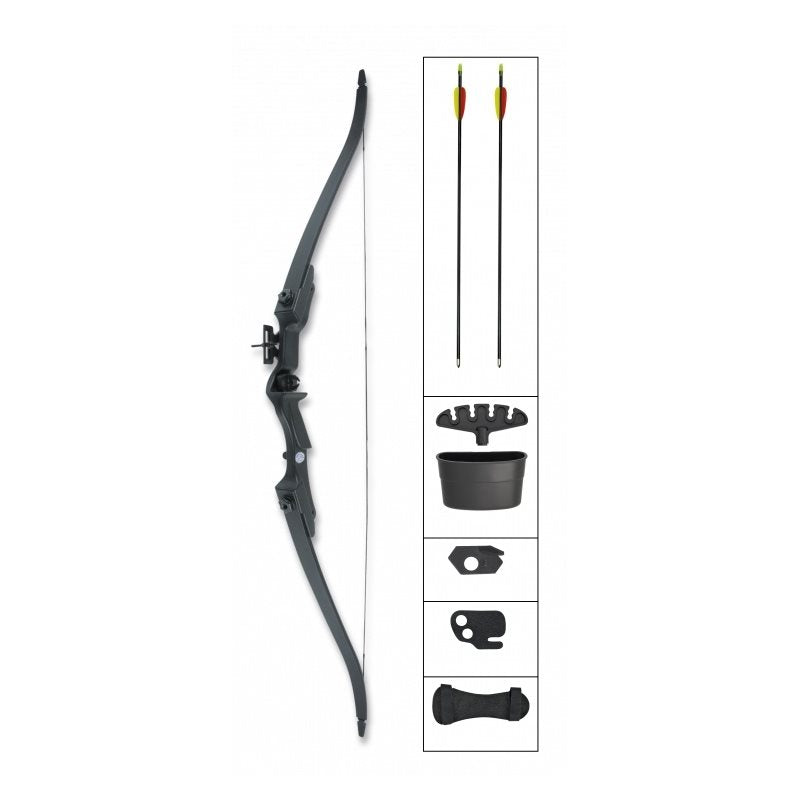 Arco EAGLE negro 20 lbs en ABS, 120 x 22,5 cm, peso 650 g