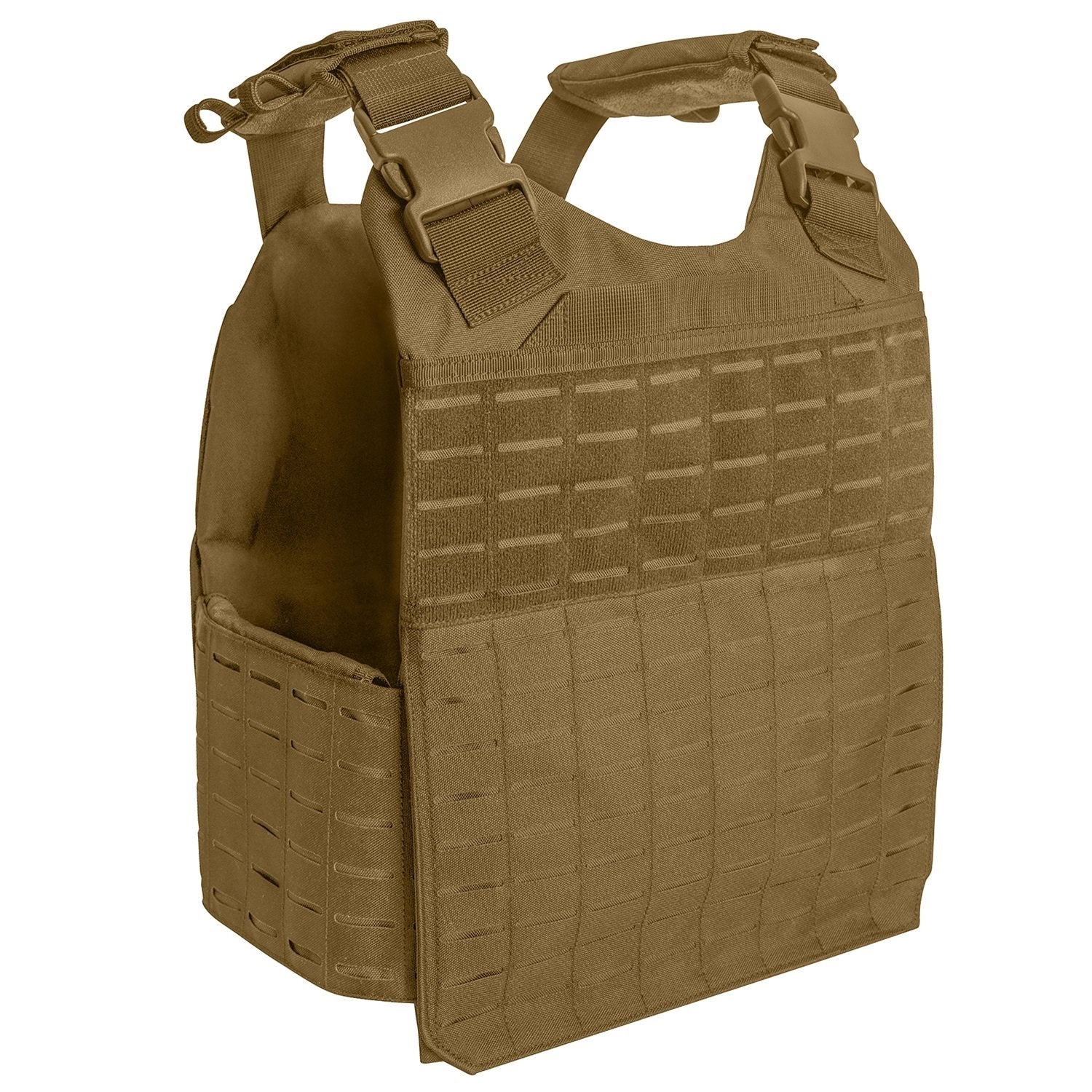 Chaleco porta placas Laser Cut MOLLE verde (imagen del producto)