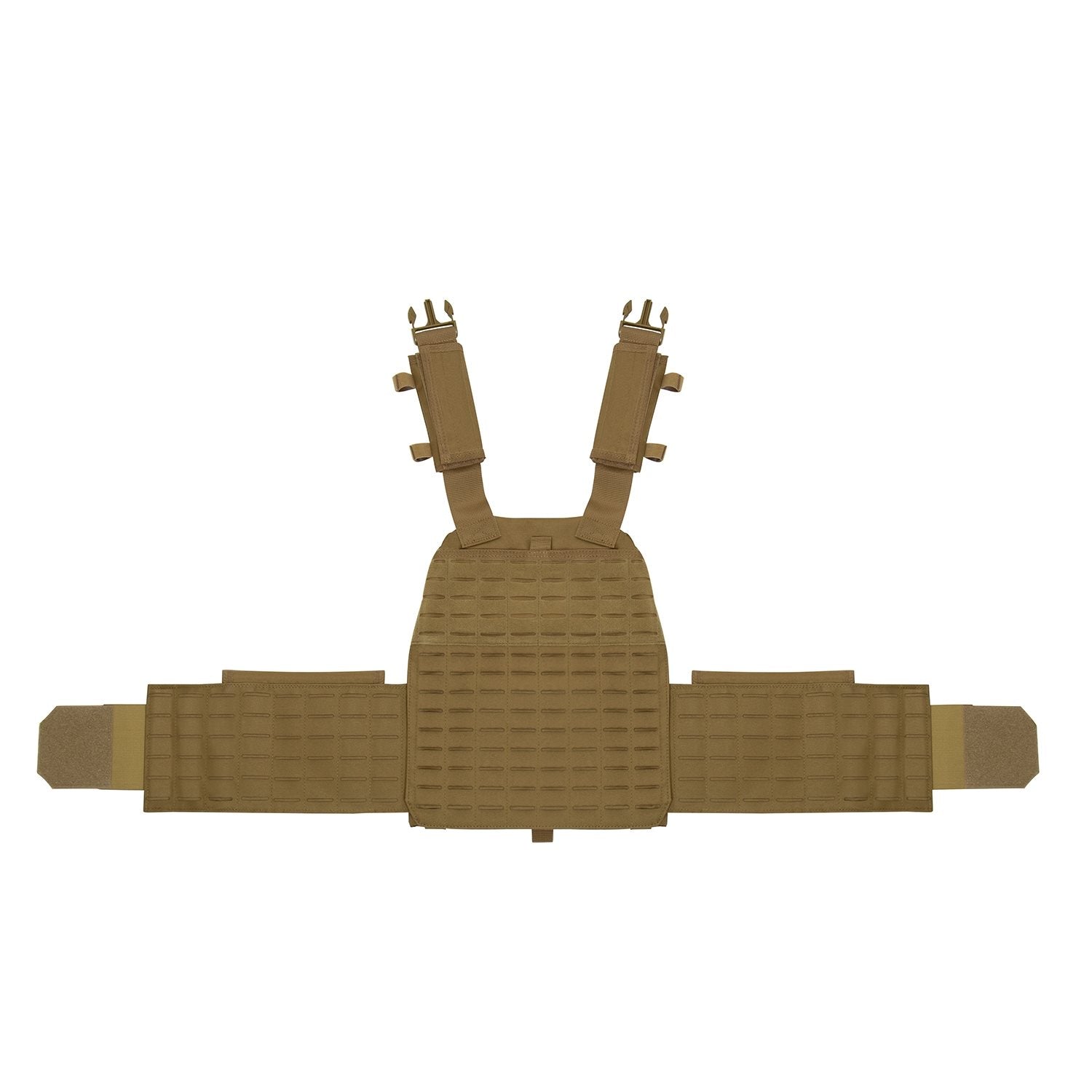 Chaleco porta placas Laser Cut MOLLE verde (imagen del producto)