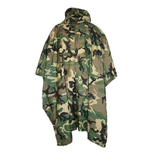 Poncho VINYL 125 x 200 cm WOODLAND desplegado