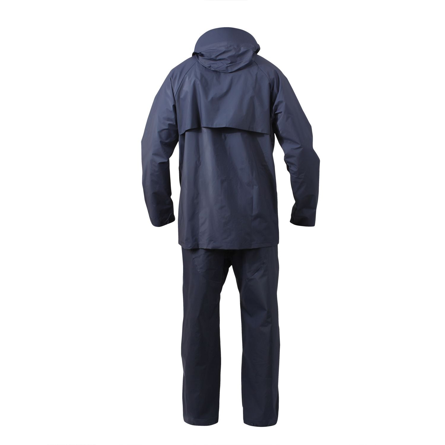 Conjunto impermeable ROTHCO azul en PVC, chaqueta y pantalón