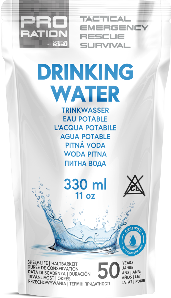 Caja Completa de Agua de Emergencia - Agua Potable de Larga Duración