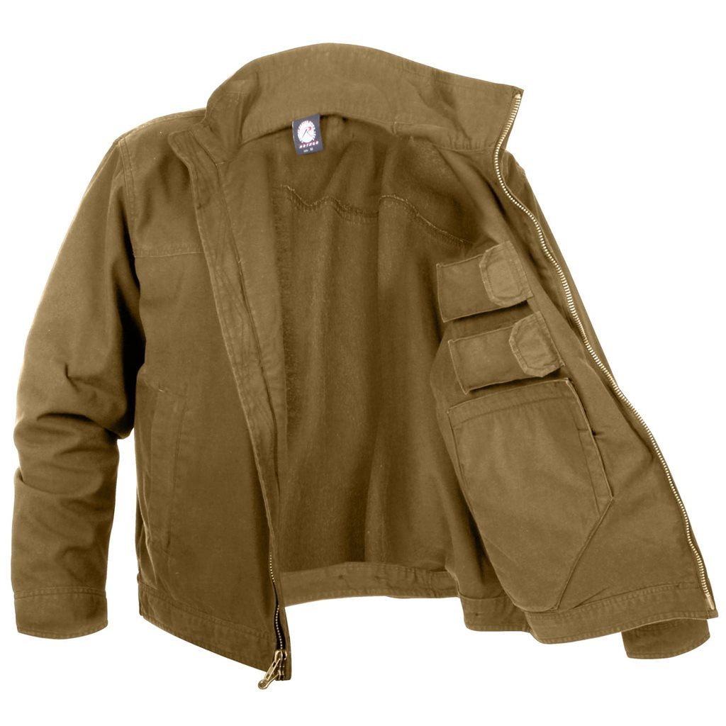 Imagen de la chaqueta CONCEALED CARRY ligera Coyote
