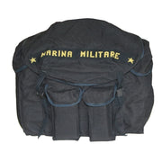 Mochila italiana de lona Marina Militare 35 litros negra - imagen del producto