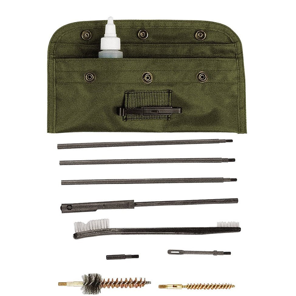 Kit de limpieza US PLUS para armas calibre .223 / 5,56 mm con varilla y cepillos