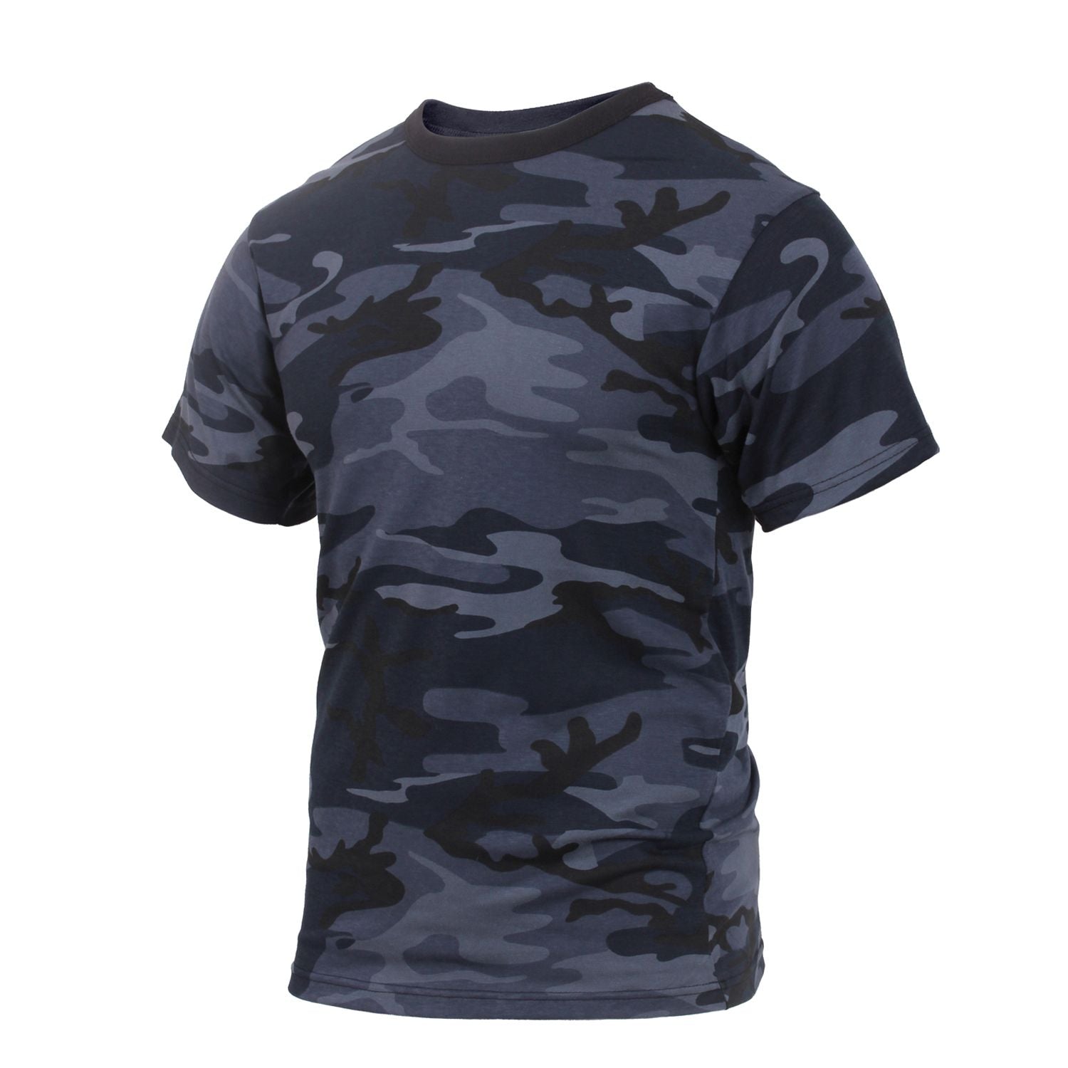 Camiseta camuflaje Midnight BLUE CAMO Rothco 60% algodón 40% poliéster