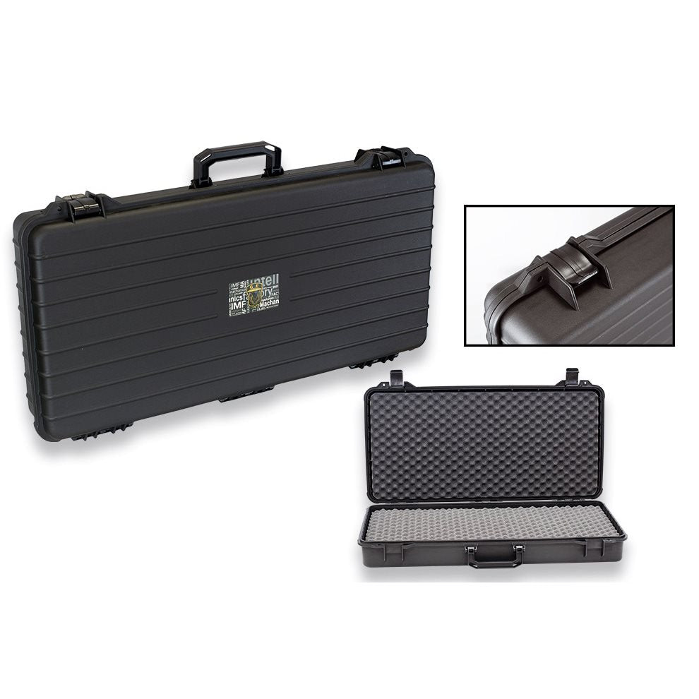 Maletín GOLDEN EAGLE plástico ABS negro con espuma interior para proteger equipo sensible