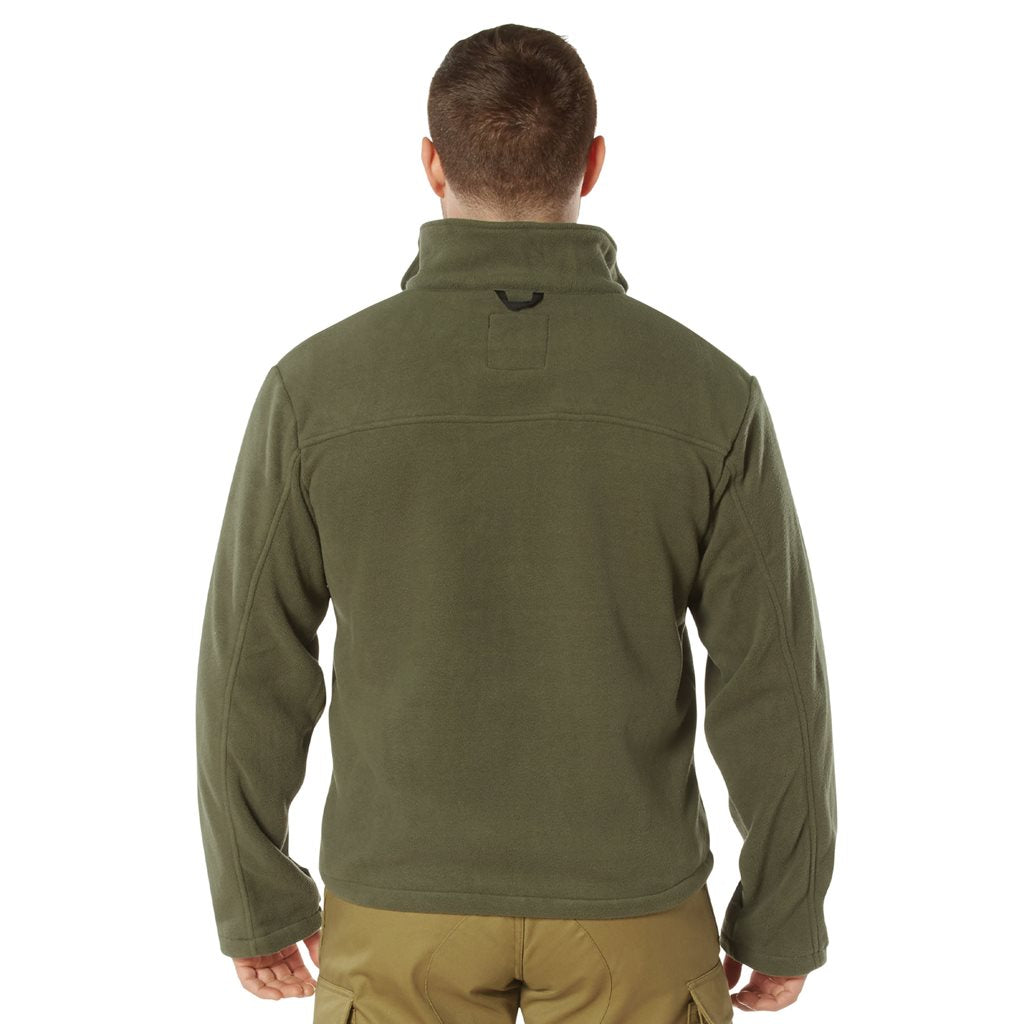 Chaqueta 3 en 1 SPEC OPS softshell verde con forro polar interior