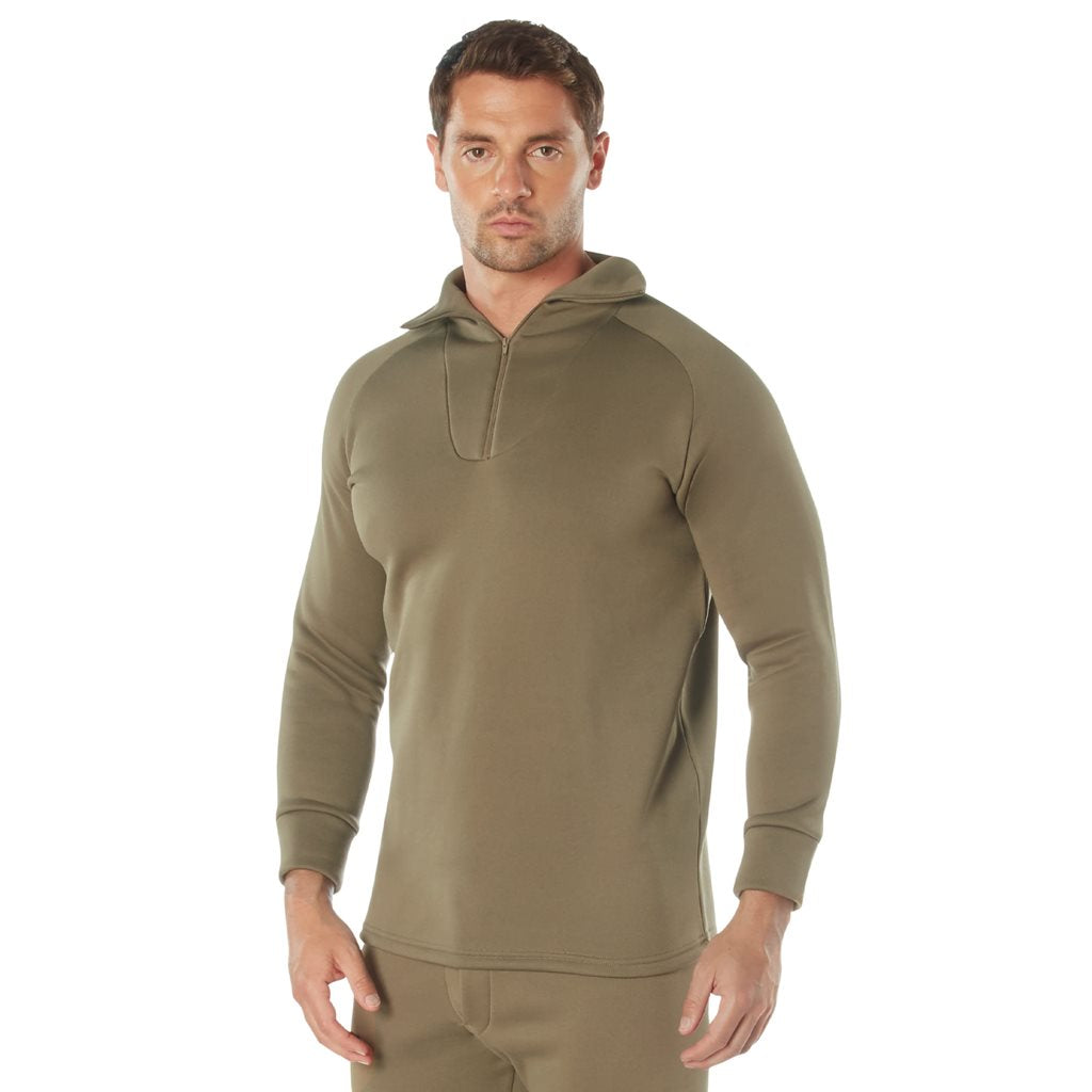 Camiseta funcional Rothco US ECWCS con cremallera AR 670-1