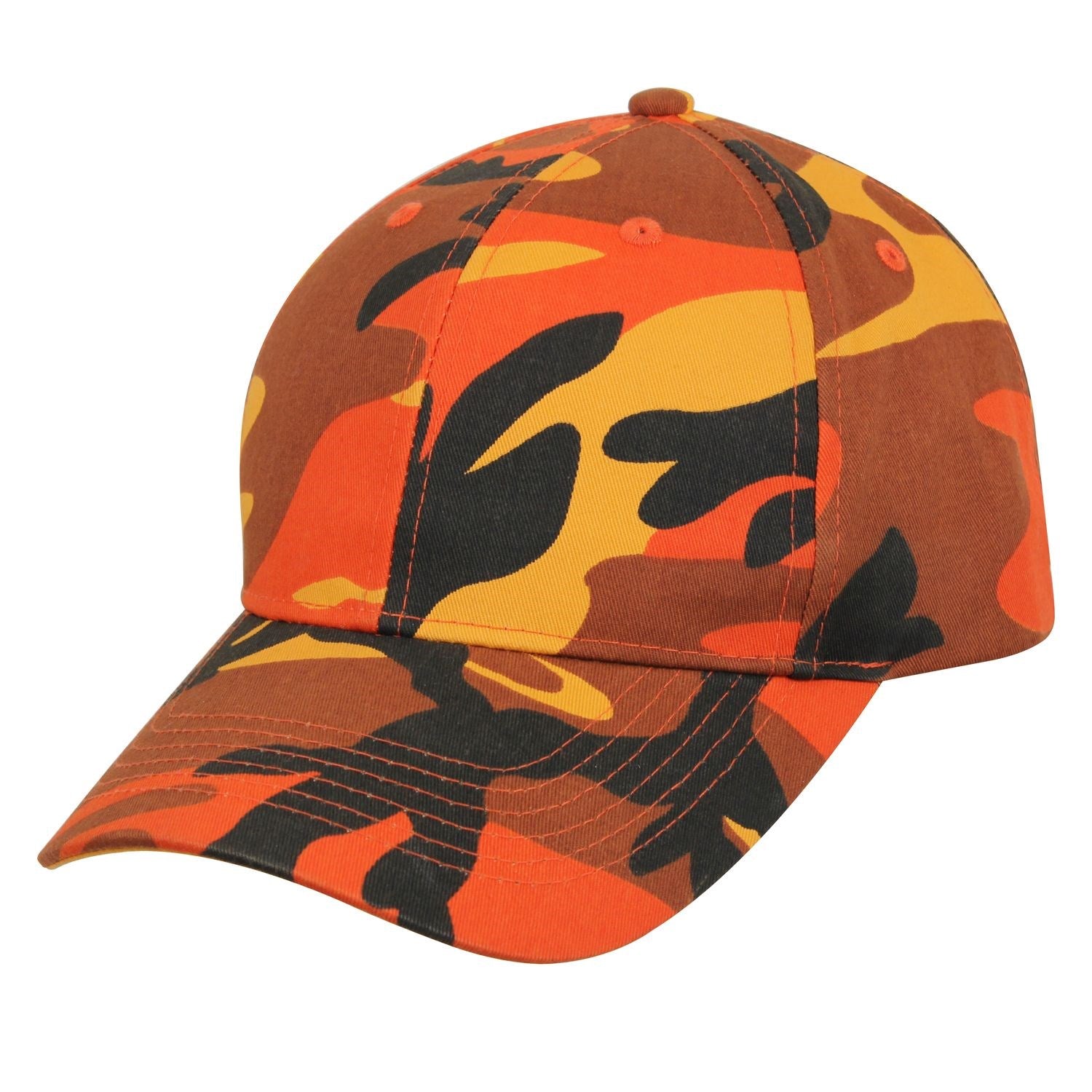 Gorra de béisbol Supreme Low camuflaje naranja