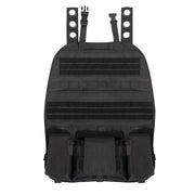 Panel táctico colgante para asiento de coche en negro, hecho de poliéster 600D