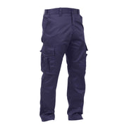 Pantalones EMT DELUXE azules con 9 bolsillos y bolsillo para tijeras