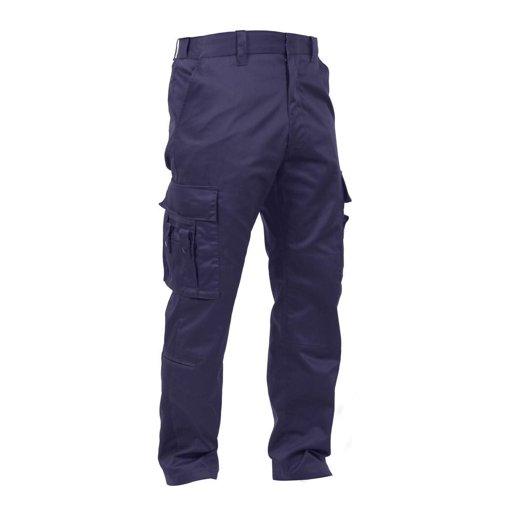 Pantalones EMT DELUXE azules con 9 bolsillos y bolsillo para tijeras
