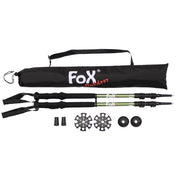 Bastones de trekking LUSEN telescópicos de aluminio con funda (63-135 cm)
